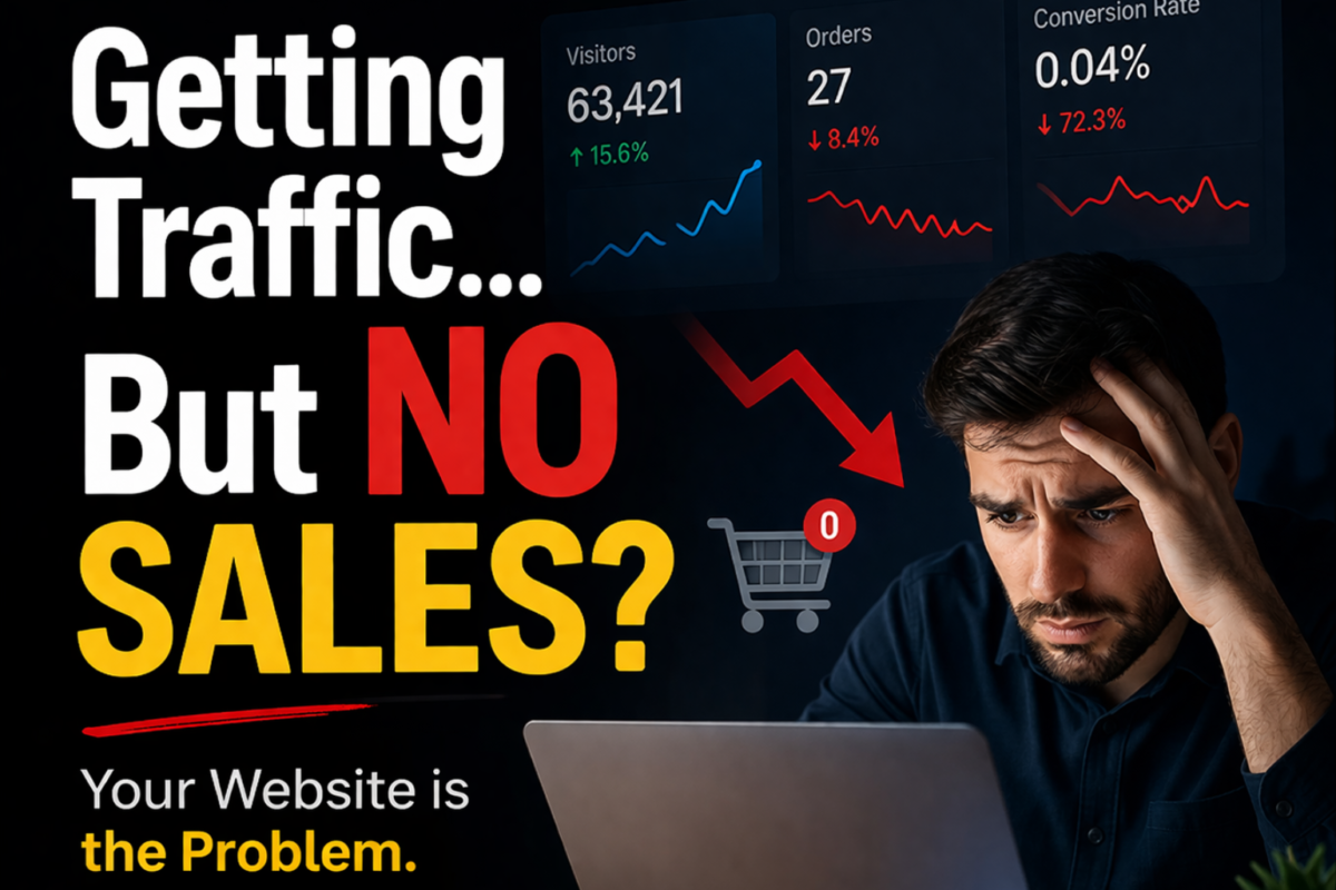 You're Getting Traffic… But No Sales